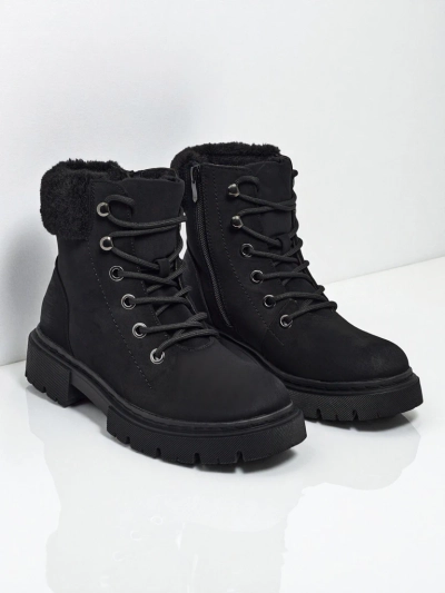 Ženski škornji s krznom Tessara