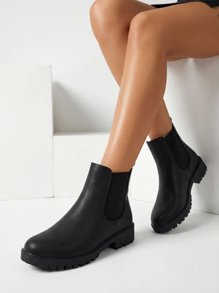 Ženski gležnjarji a'la chelsea iz eko usnja Belmo