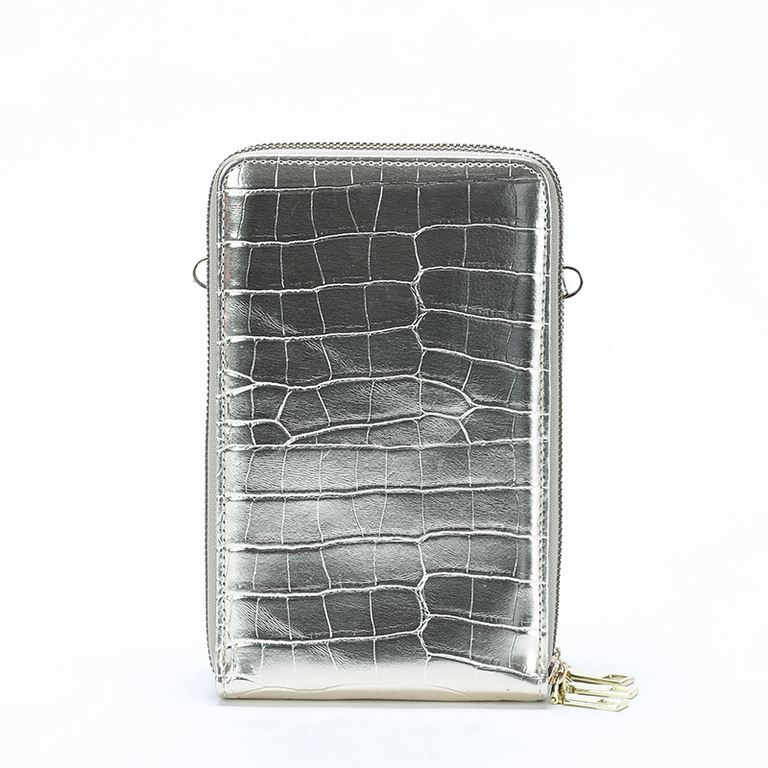 Zlatá dámska mini kabelka-kabelka s razbou - Doplnky