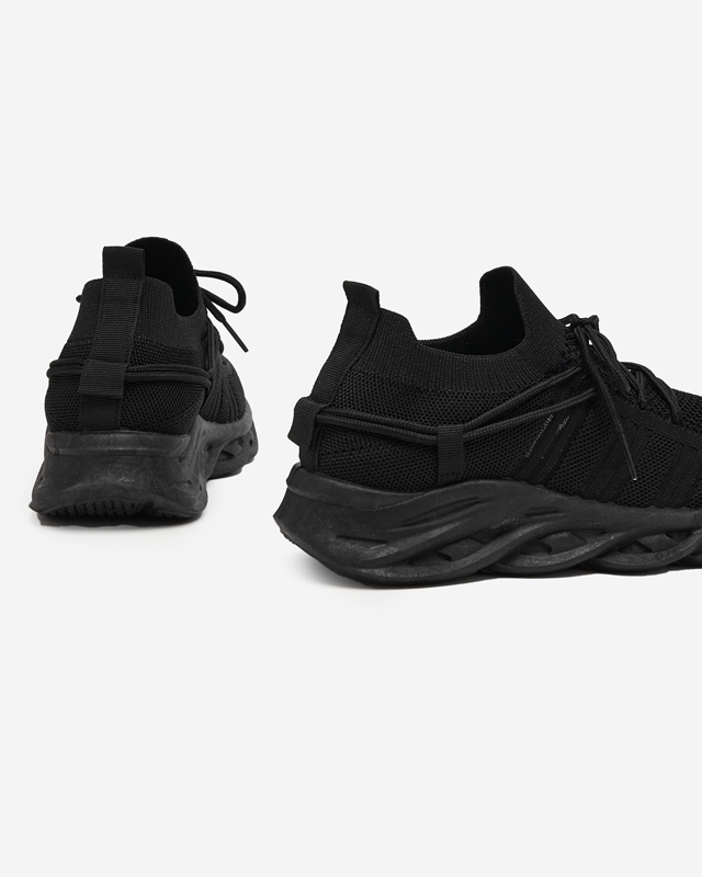 Čierne dámske nazúvacie športové topánky Serinto - obuv