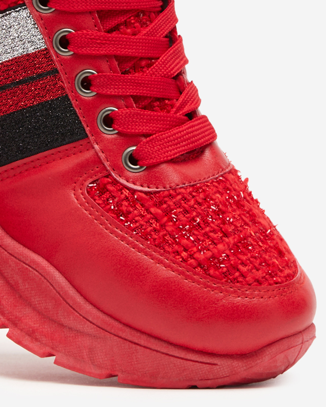 Červené dámske športové tenisky Hasmali - Obuv