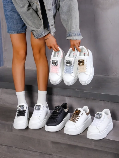 Royalfashion Dámske športové tenisky na platforme Safirrat