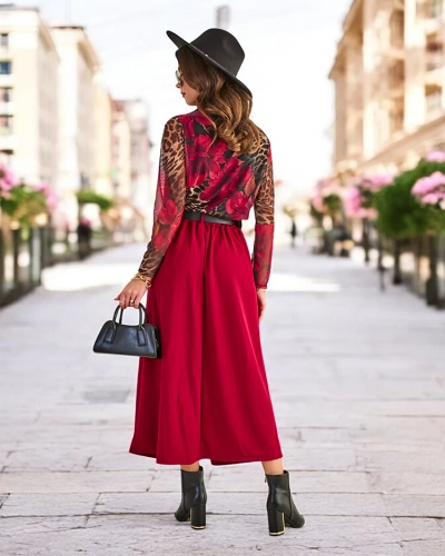 Royalfashion Dámska midi sukňa