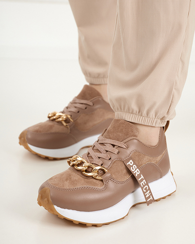 Hnedo-ružová dámska športová obuv Arikas - Obuv