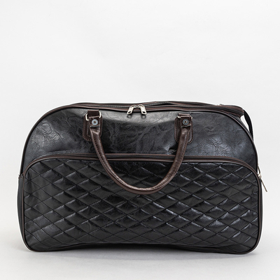 Čierna cestovná taška s prešívaním - Doplnky