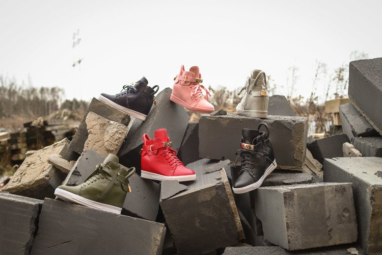 Zelené tenisky s vnútorným klinom Sinnea - Obuv