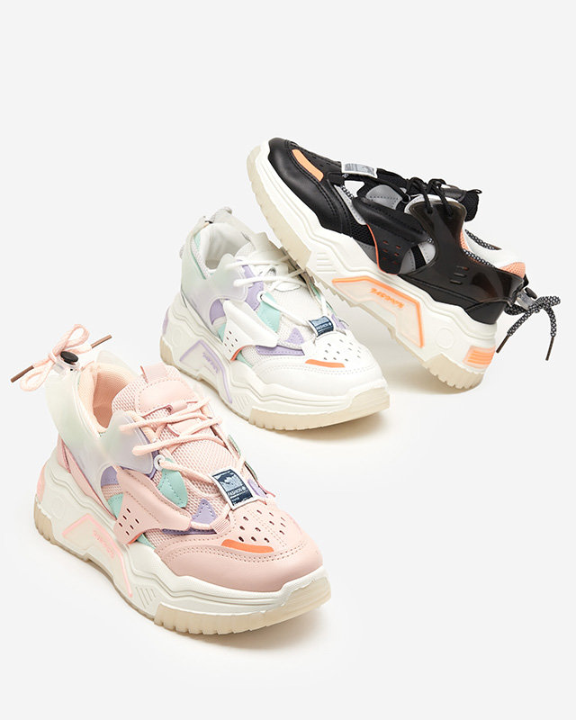 OUTLET Dámska športová obuv, tenisky v bielej a fialovej farbe Xillop - Obuv