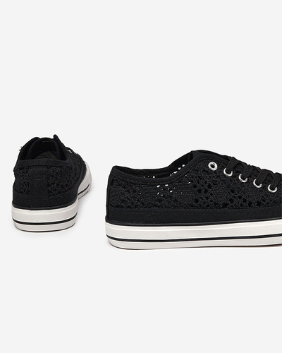 Čierne dámske prelamované tenisky Tareni - Obuv