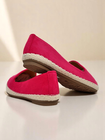 Royalfashion Dámske espadrilky z eko semišu Bombei