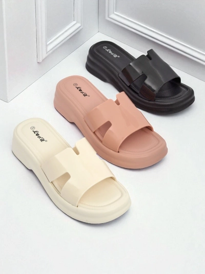 Royalfashion Ženski natikači z debelim podplatom Nova Gloss