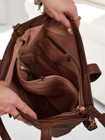 Aurelia Grande Shopper - elegantna ženska torba iz ekološkega PU usnja A4