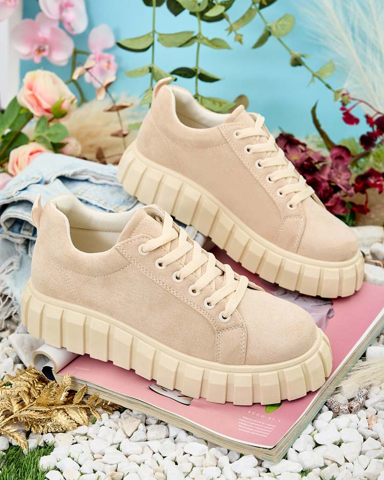 Royalfashion Dámska športová obuv na platforme moon