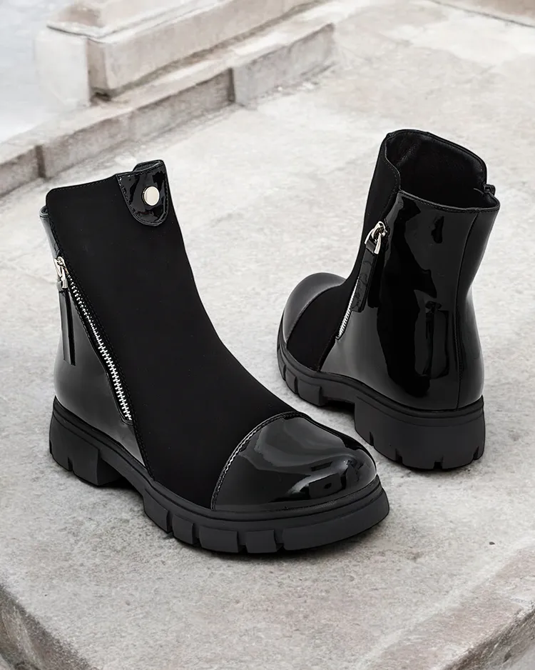 Royalfashion Klasické ženské kotníčkové topánky a'la jodhpurs Urbanis