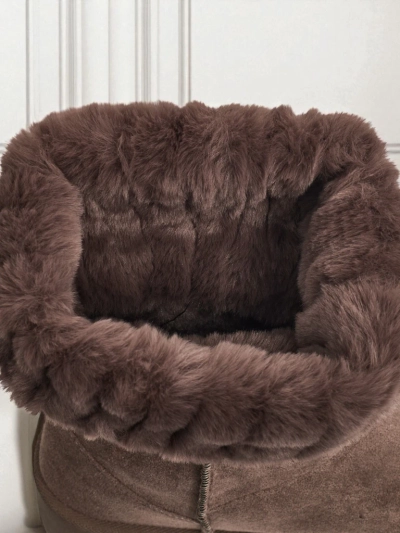 Ženski škornji a'la za sneg s krznom Irelle