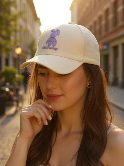 Royalfashion Čiapka s nášivkou žmurkajúceho zajaca