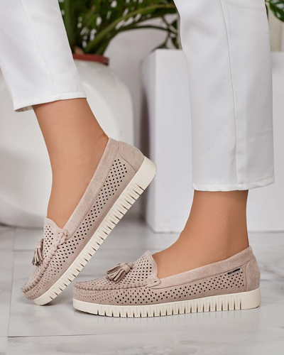 Royalfashion Dámske ažurové mokasíny Molaffa