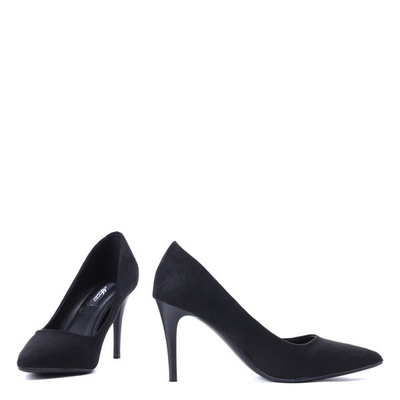 Klasyczne szpilki w kolorze czarnym Anna - Obuwie