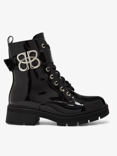 Ženski Črni Usnjeni Elegantni Jesenski Gležnarji Luna