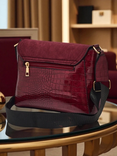 Majhna ženska torbica iz eko usnja z reliefom Narelle