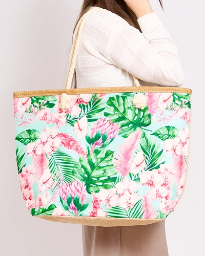 Royalfashion Veľká látková taška s potlačou