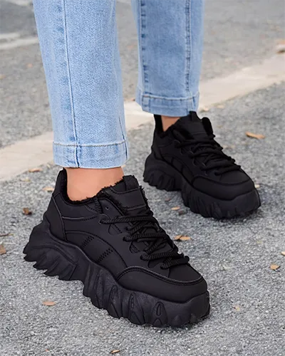 Royalfashion Dámske zateplené tenisky Wonfi