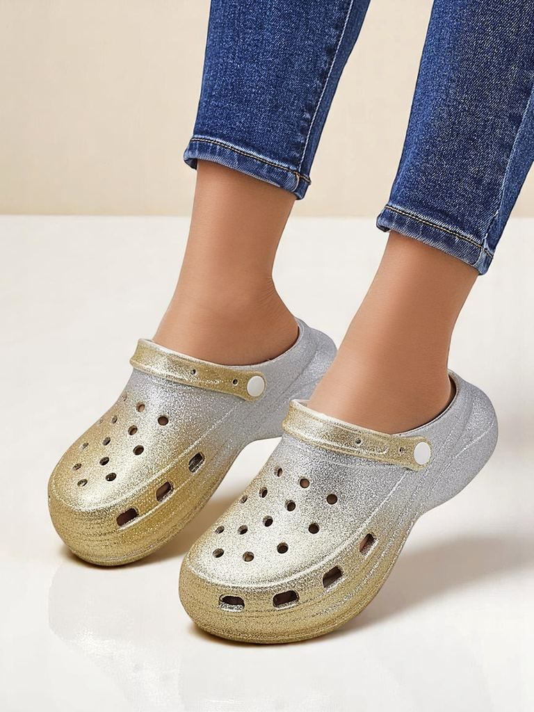 Royalfashion Dámske letné gumené sandále s výrezmi Dellosa