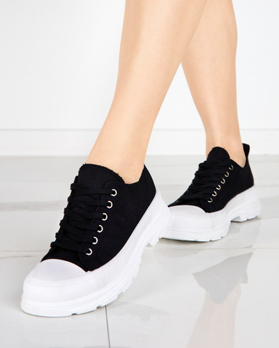 Čierne dámske športové tenisky Duami- Footwear