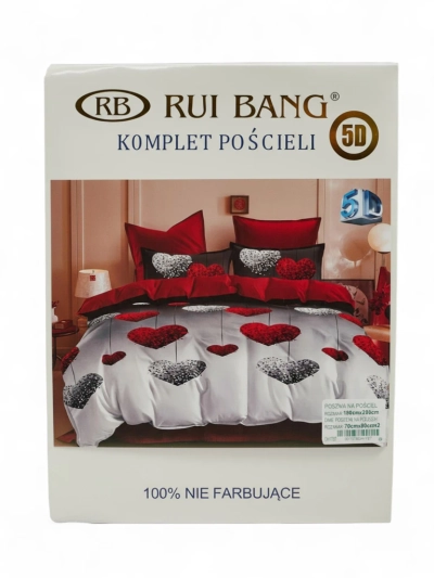 Royalfashion Vzorčasta posteljnina 180x200 komplet 3 DELI