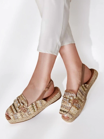 Royalfashion Dámske espadrilky s otvorenou špičkou