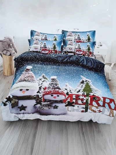 Royalfashion Vianočná bielizeň 200x220 súprava 4-DIELNA