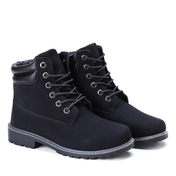 Ocieplane trapery w kolorze czarnym Katherine - Obuwie