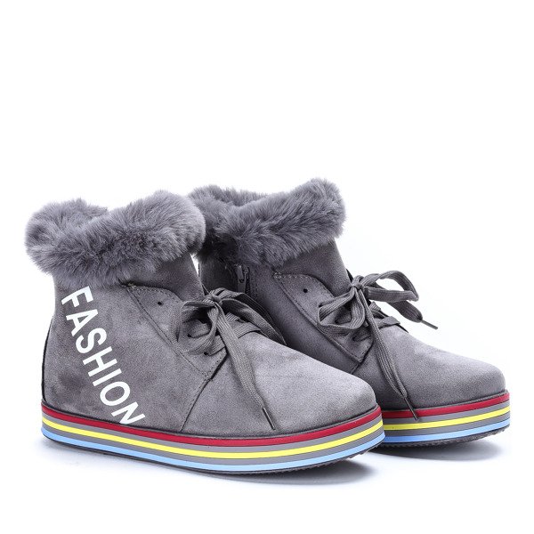 šedé tenisky Raelyn - Obuv