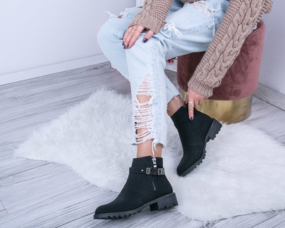 Černé boty Jodhpur Madina - Boty 1