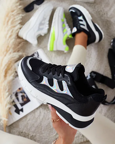 Royalfashion Dámske športové tenisky na platforme Amtres