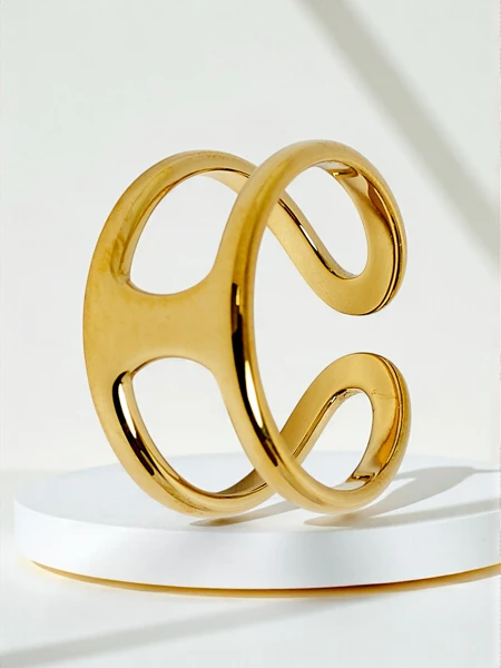 Dolce Vita zapestnica z obročem in okrasnimi obeski