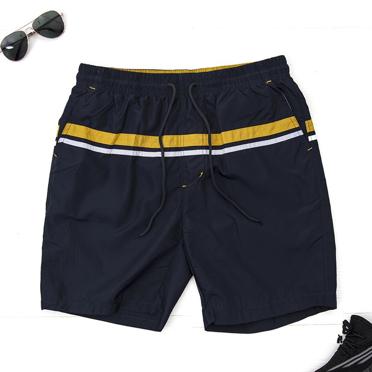 Tmavošedé pánske športové šortky Kraťasy - oblečenie