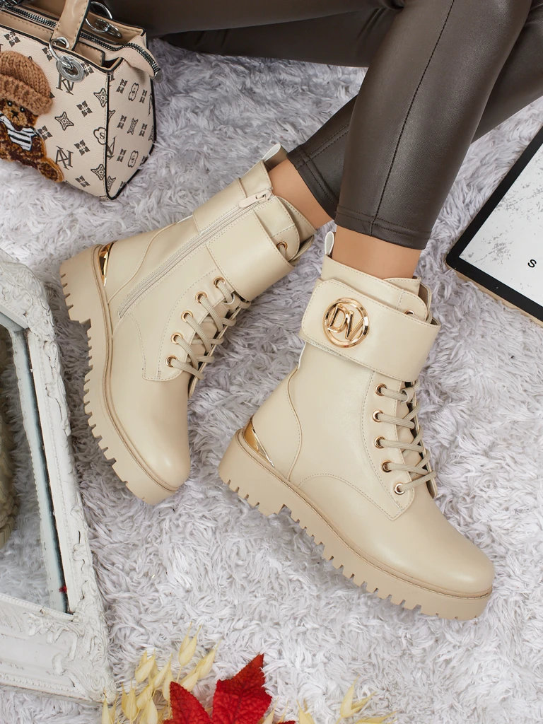 Ženski delavski škornji z okraski Lorice