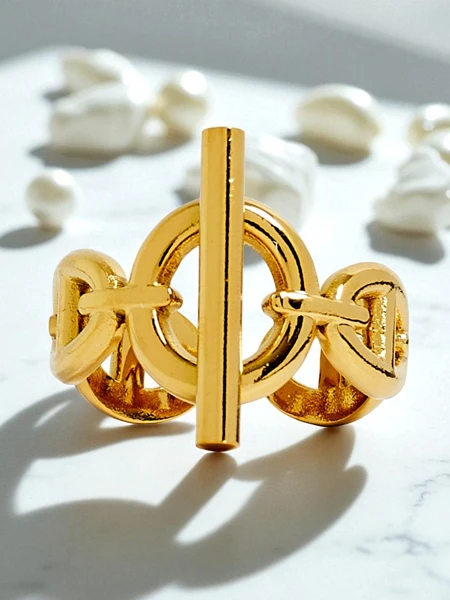 Dolce Vita zapestnica z obročem in okrasnimi obeski