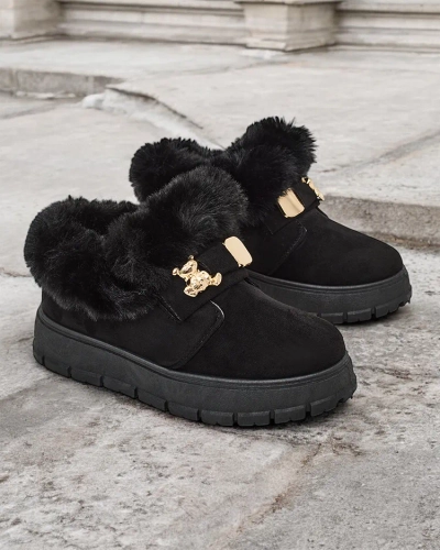 Royalfashion Dámske krátke čižmy a'la snow boots Dobis