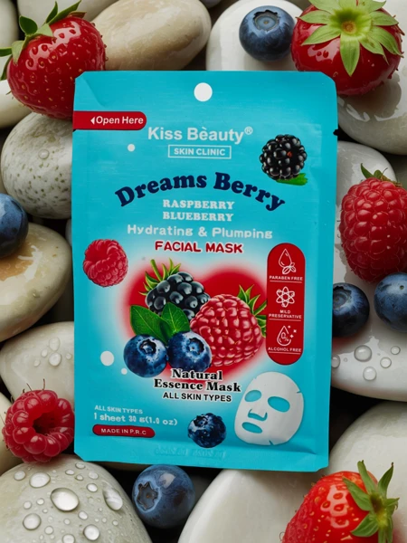 Maska za obraz za obraz Gozdni sadeži - vlaži in neguje kožo