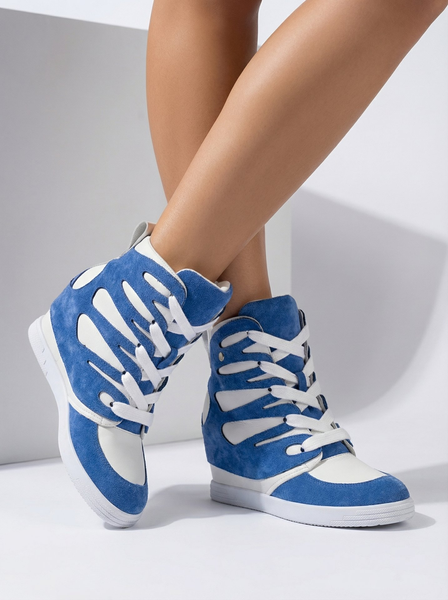 Royalfashion Dámske športové čižmy na podpätku Pamstinsa