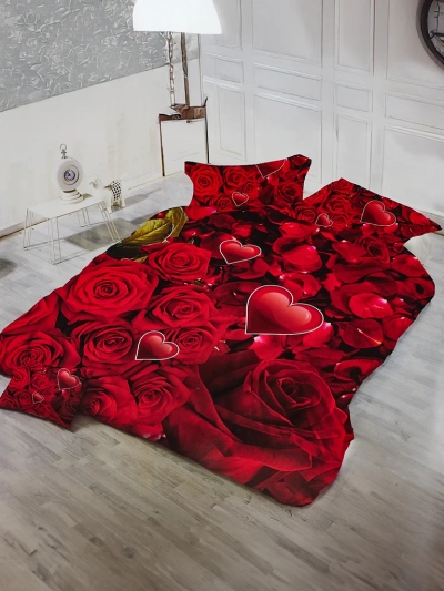 Royalfashion Vzorčasta posteljnina 180x200 komplet 3 DELI