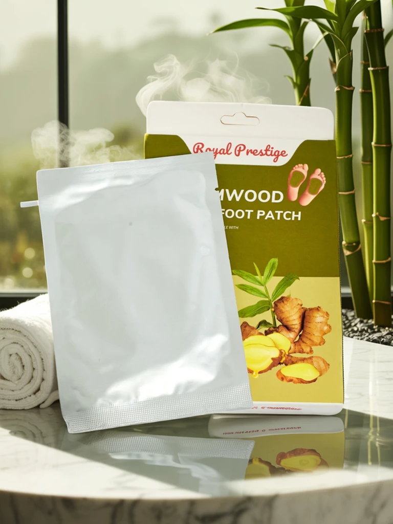 Aura Pedis: Naravni detoks obliži za stopala z ingverjem in pelinom 50g