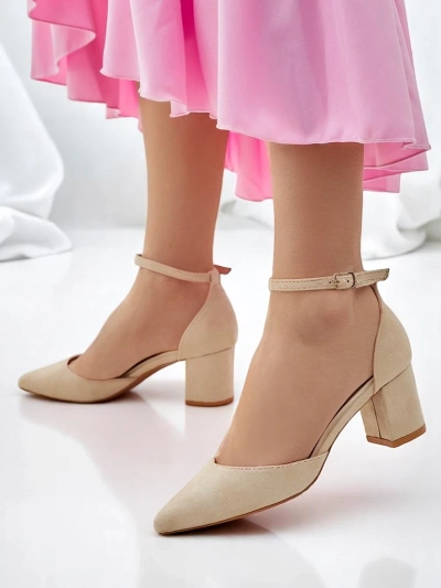 Royalfashion Dámske ekologické semišové lodičky Vinoy