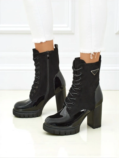 Ženski gležnarji iz eko semiša s peto Event Bramble