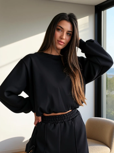 Royalfashion Dámsky bavlnený teplákový set
