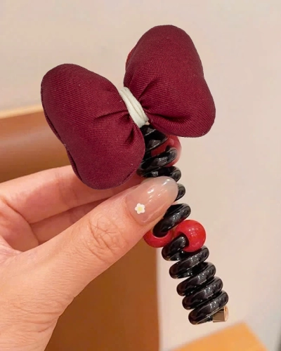 Royalfashion Gumička do vlasov s mašľou Ribbon Coil