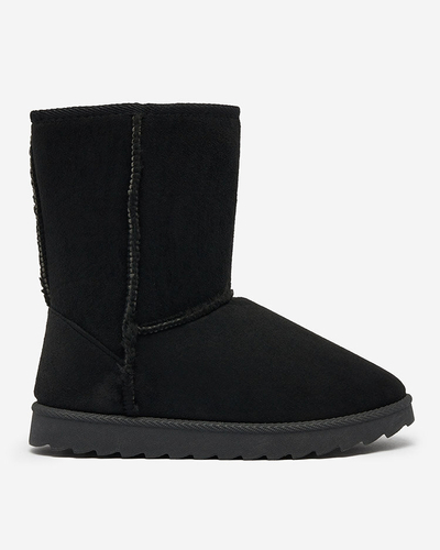 Royalfashion Čierne čižmy a'la snow boots pre ženy Leaner
