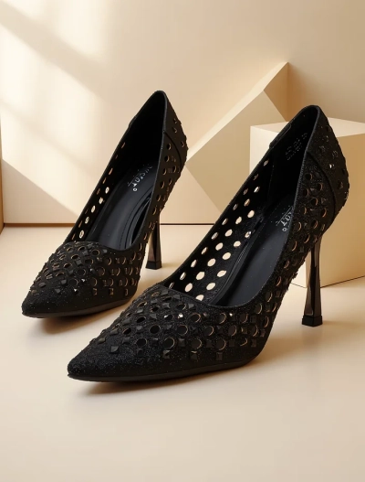 Royalfashion Dámske otvorené stilettos Ecatte