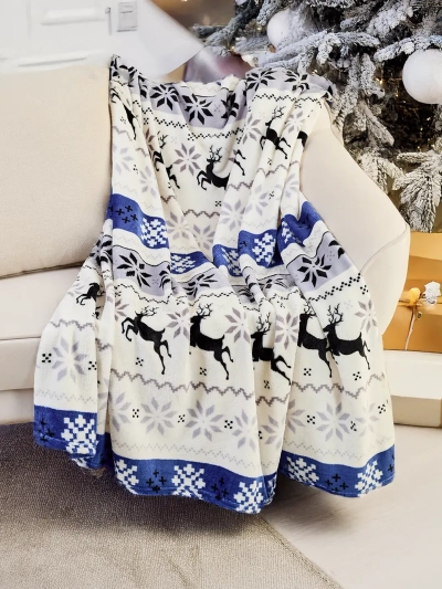 Royal Fashion Vianočná prikrývka 200x220